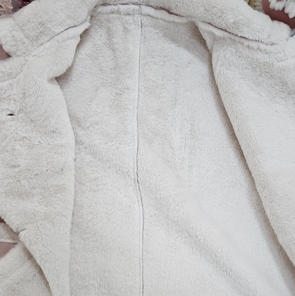 PRETTY IN PINK SKI BUNNY VIBES FAUX SUEDE FAUX FUR LINED JACKET - Picture 11 of 11